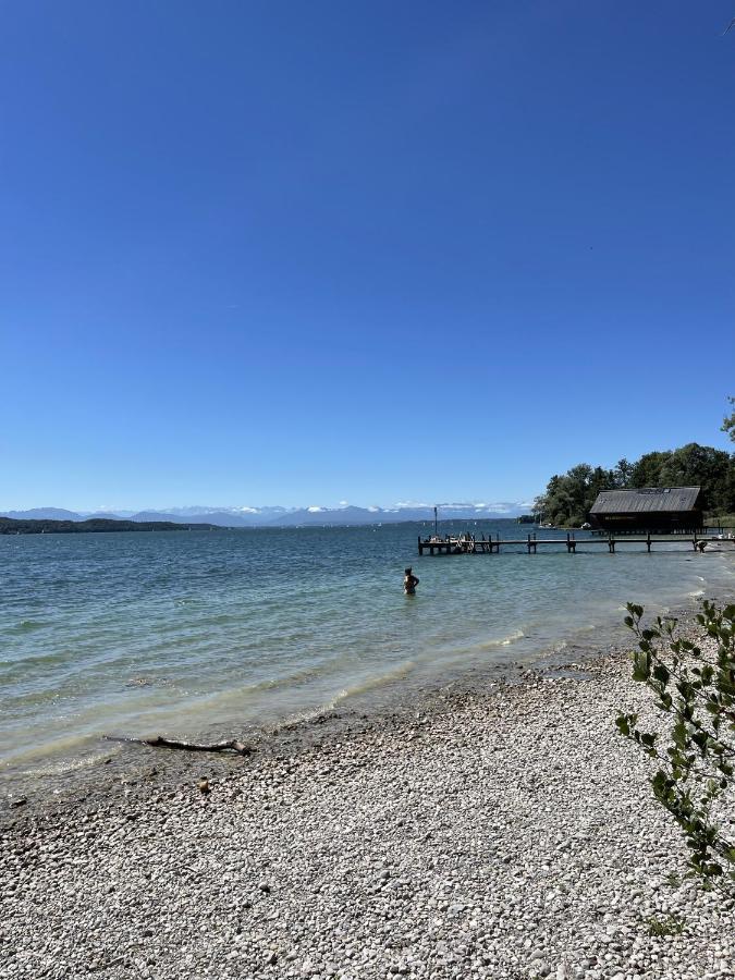 Casa Verde: Kueche, Tv, Nespresso, Im Gruenen Starnberg Exteriér fotografie